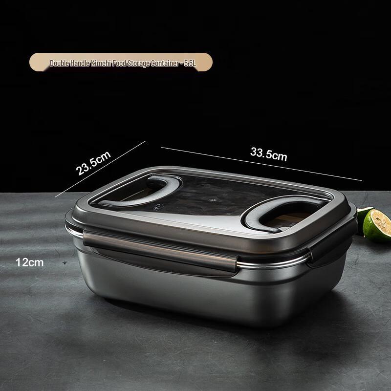 304 Stainless Steel Food Container with Handle