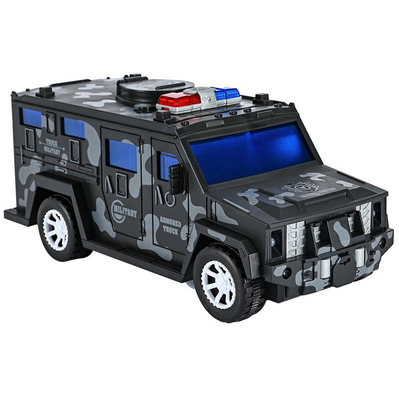 Children's Electric Armored Car Savings Bank Toy