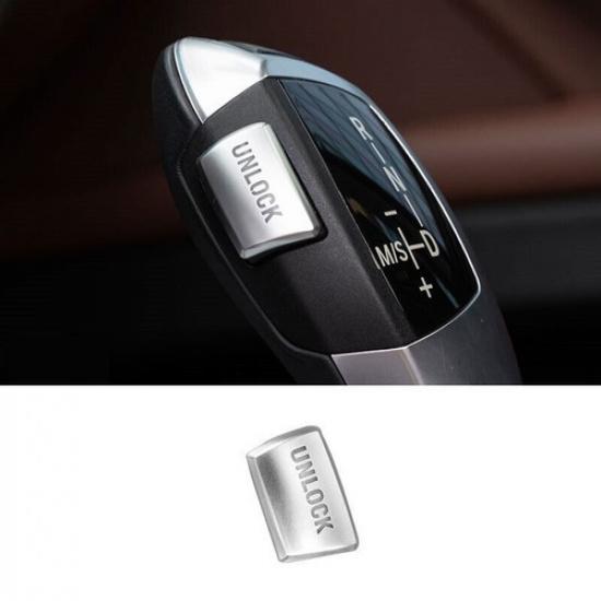 ABS Silver Middle Console Gear Shift Button Sticker For BMW X3 F25 X4 2011-2017