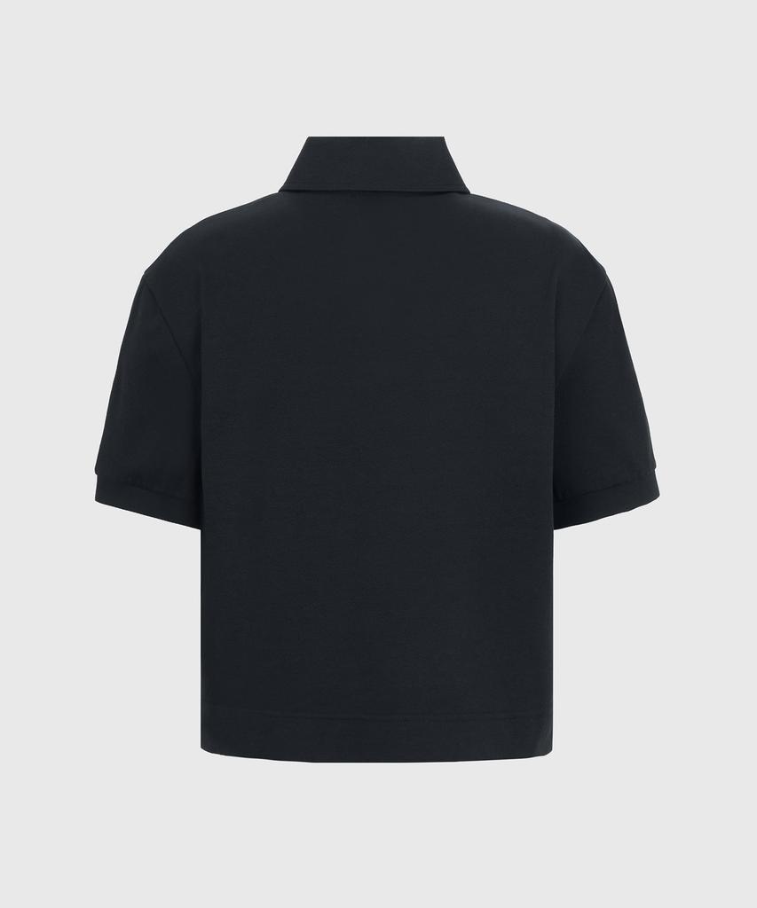 DUVETICA Nerte (Black) (Women'S Short-Sleeve Polo Shirt)