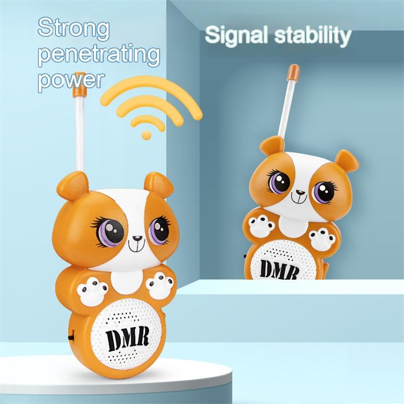 Cute Panda Children Walkie Talkie Toy Indoor Outdoor Parent-child Interactive Wireless Electric Toy Portable Walkie Talkie