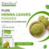 Polvere Naturale di Henné Elecious per Colore e Crescita dei Capelli (200 grammi)
