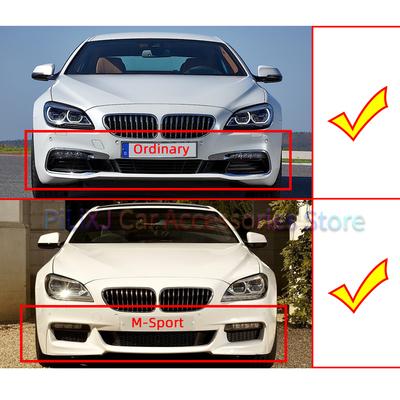 Do BMW serii 6 F06 F12 F13 Zwykły / M-Sport Zderzak 2013 - 2018 Pokrywa dyszy spryskiwacza reflektora Nakładka Dekoracyjna Malowana