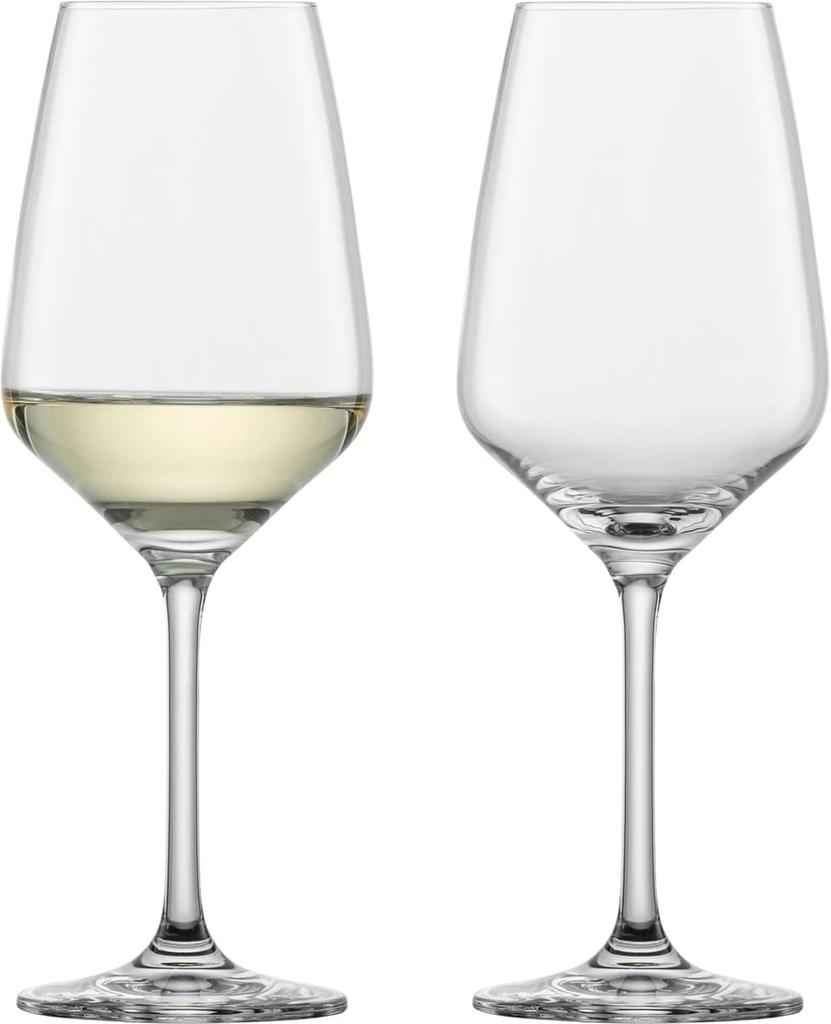 ZWIESEL GLAS Break-Resistant Tulip Wine Glasses, Suitable for Red and White Wines, 4-Piece Machine-Made Glass (l123609)