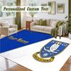 Crystal Velvet Square Rug Custom NameSheffield Wednesday FC Pattern Non Slip Home Floor Decor Rug