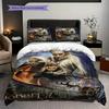 Fantasy Wizard Adventure Set Threepiece Set 1 Duvet Cover 2 Pillowcase Without Core Soft And Comfortable Christmas Birthday Gift