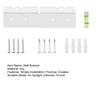 Wall Mount Set Strong Load-bearing High Stability Simple Installation Wall Bracket for Skylight Calendar 15-inch