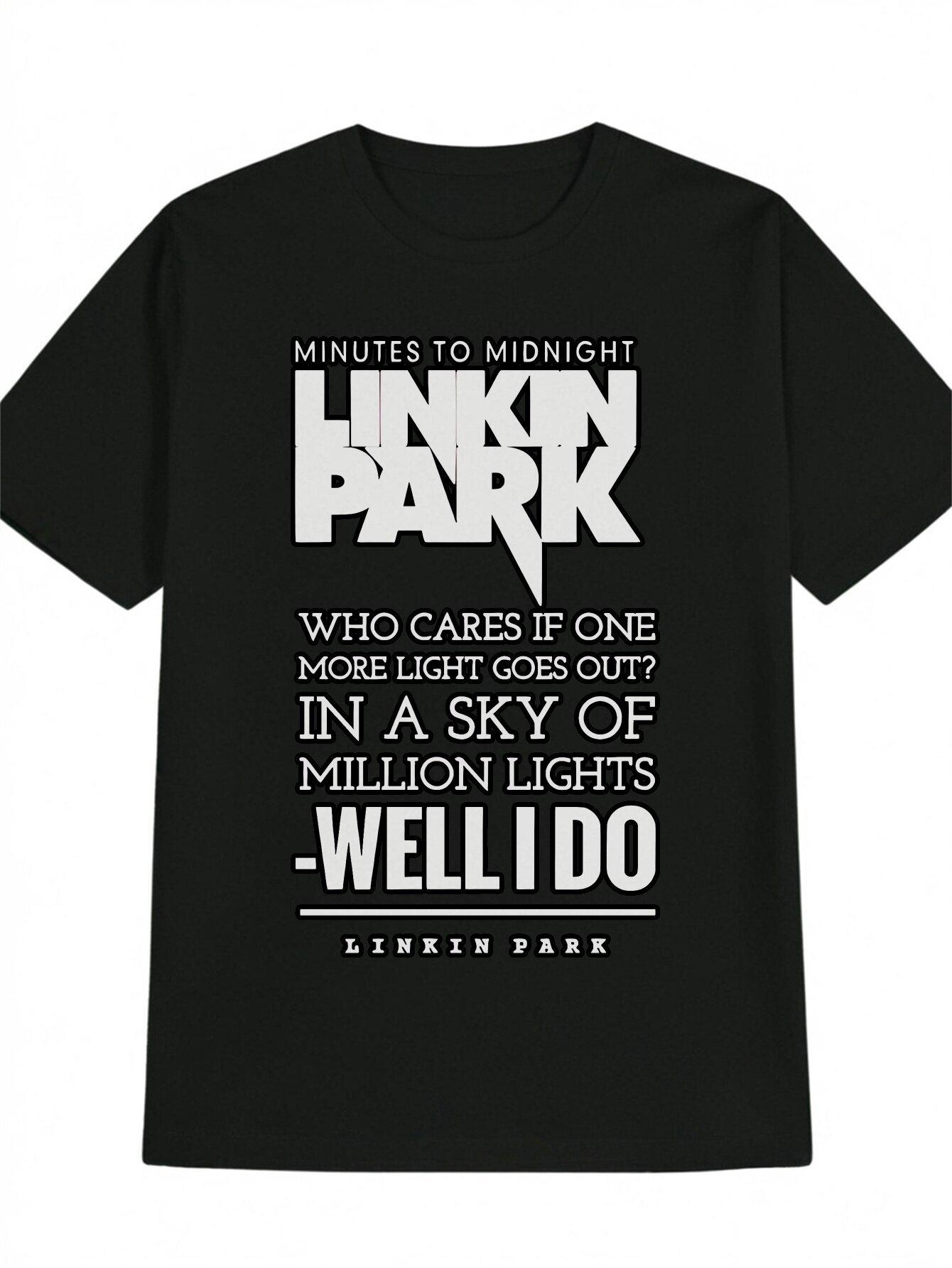 Linkin Park Casual Graphic T-shirt -  Well I Do  Quote XL