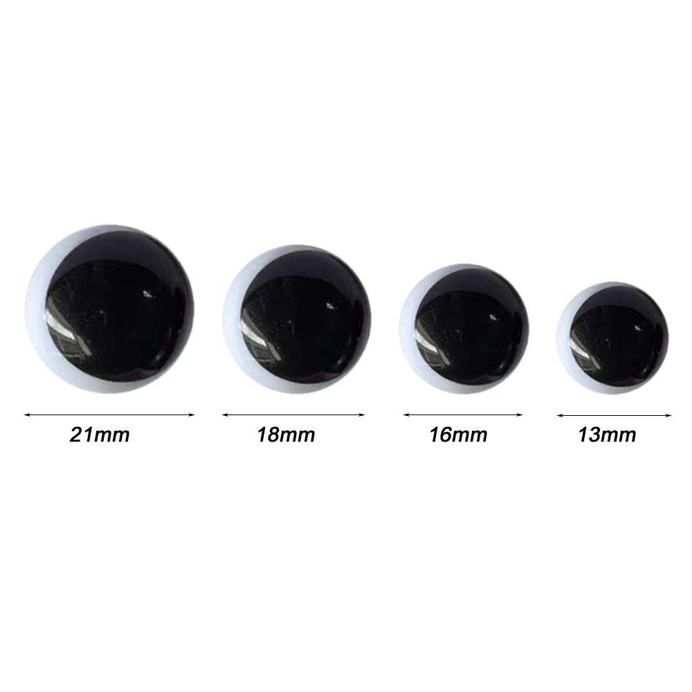 10pcs/5pairs with Washer Puppet Crystal Eyes 13/16/18/21mm Dolls DIY Tools  DIY Doll Accessories