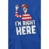 Where's Wally? Mens I'm Right Here Hoodie