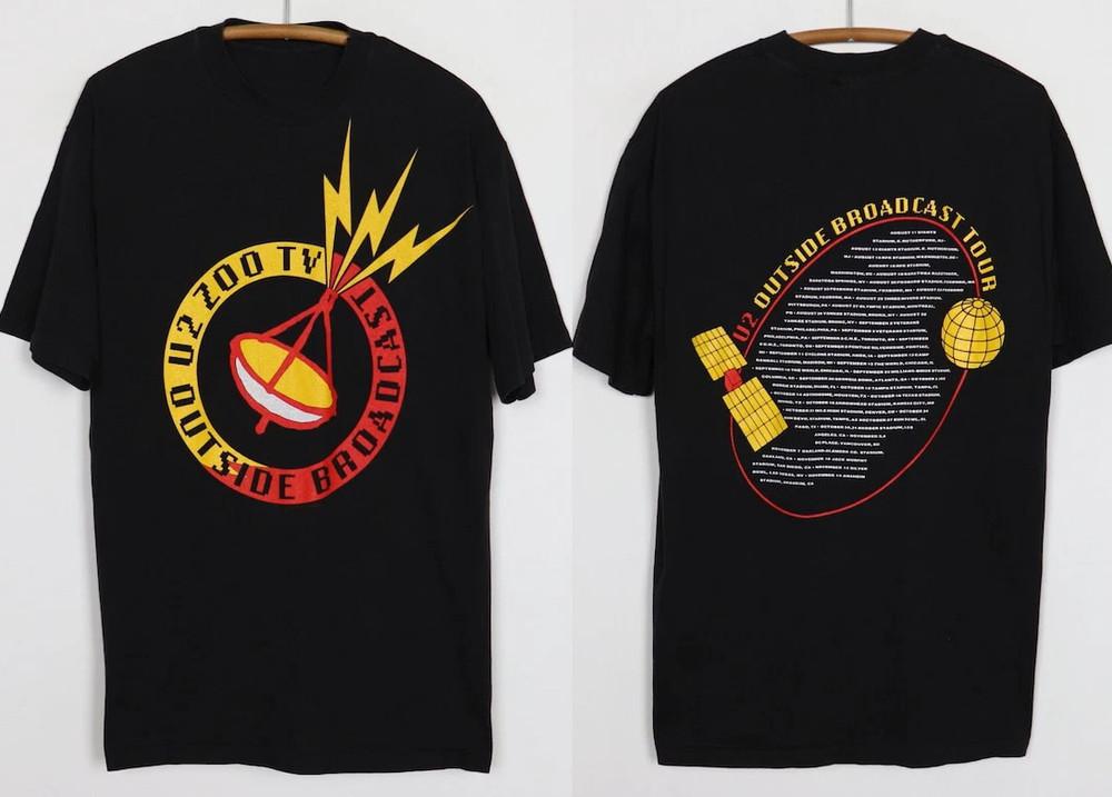 Vintage 1992 U2 Zoo tv Tour Tshirt Unisex T-Shirt S