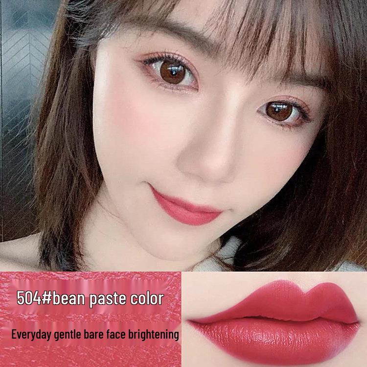 Cinnamon Milk Tea Non-Fading Waterproof Lipstick: Non-Stick, Bare Face Friendly, Instant Delivery