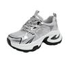 White Deer Star Same Shoes Heighten Dad Shoes Women's 2025 New Thick-soled Breathable Shoes Casual Sports Shoes Women's