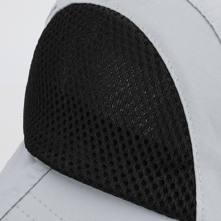 For Camping and Hiking Solar Fisherman Hat Waterproof Breathable Nylon Adjustable Size Portable Design Comfort