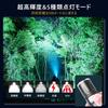 Wataku Ryohin LED Powerful 1200 Lumens with Extendable USB 1500mAh Aluminum Alloy Handy Flashlight with 5 Light for Disaster Power and Work 1 1500mAh