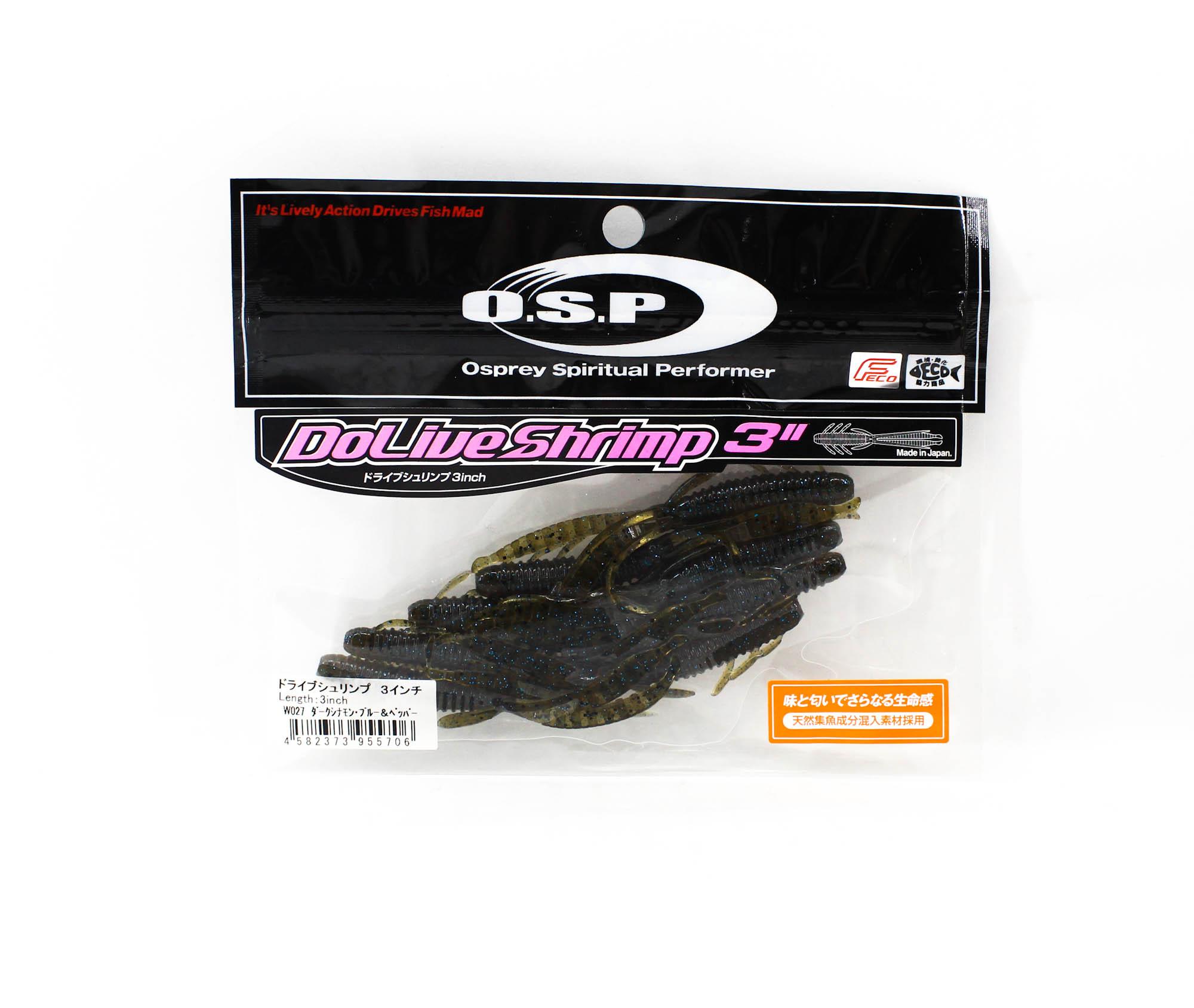 

OSP Soft Lure Dolive Креветка 3 дюйма W-027 (5706)