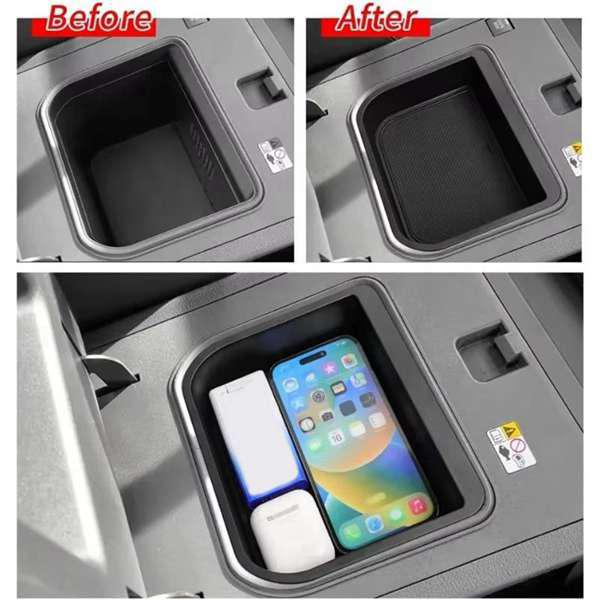 Compatible Storage Box for Toyota Prado 24-Model and Land Cruiser LC250 Center Console Armrest Standard