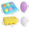 Montessori Eggs 3D Puzzle Toys For Children Educational Learning Math Toy Kids Color Shape Recognize Match Easter Egg For Kids