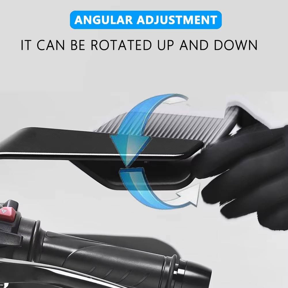 New Motorcycle Rearview Mirror with Invisible Winglets for Speed Scrambler 400X 400, (2025) [Used]