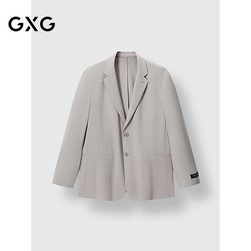 Мужской бежевый костюм GXG с лацканами XL