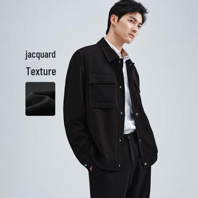 Men's Simple Solid Color Short Jacket