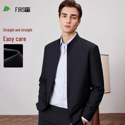Shanshan Herren Business Jacke mit Stehkragen