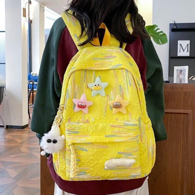 New Stylish And Attractive Backpack For College Students Cute And Large-Capacity Suitable For Young Girls Versatile Backpack