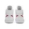 (WMNS) Air Jordan 1 Mid 'White University Red' Women's BQ6472-106