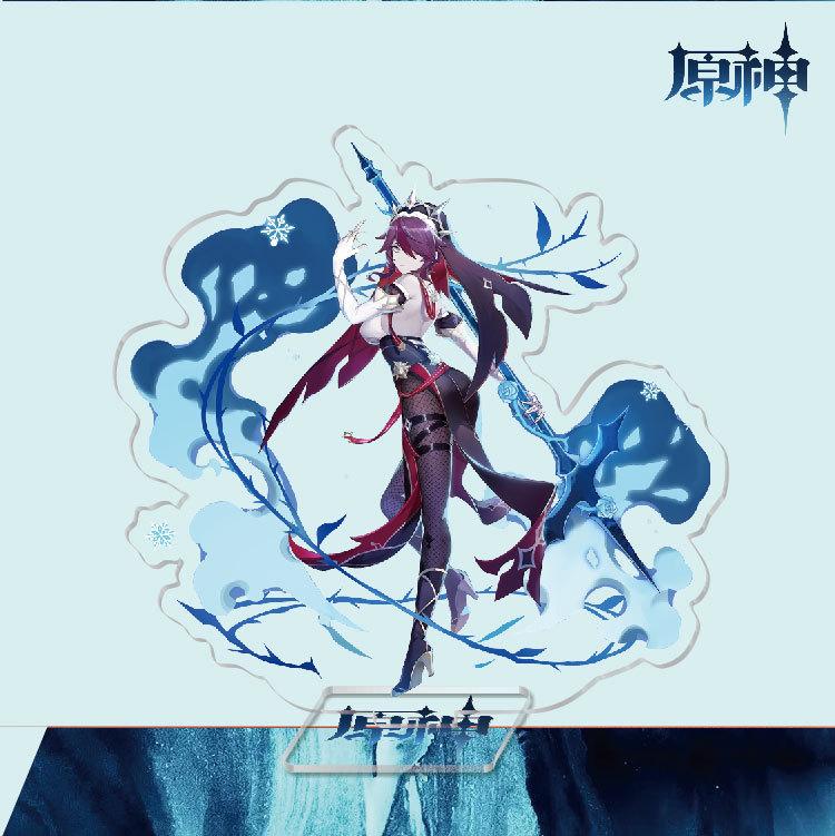 Game Anime Model Open World Impact Acrylic Cosplay Character Stand Painted Desk Decor Ornament Gift 15cm