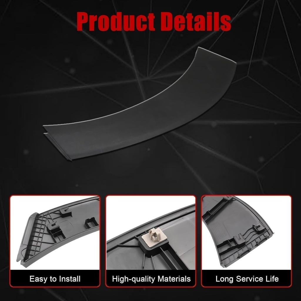 FZJDSD Black Rear Right Side Fender Molding Wheel Flare Garnish 87742-D3000CA Compatible with Hyundai Tucson 2016-2021