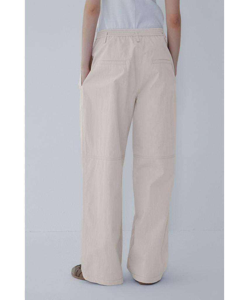 Bobeu One-Tuck Pleated Wide Chino Pants_Ecru 7156230001