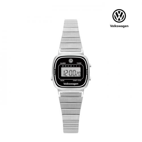 [Volkswagen Watch] Volkswagen Watch Beetle Newtro Digital Watch VW-BeetleNewtro-BK FREE