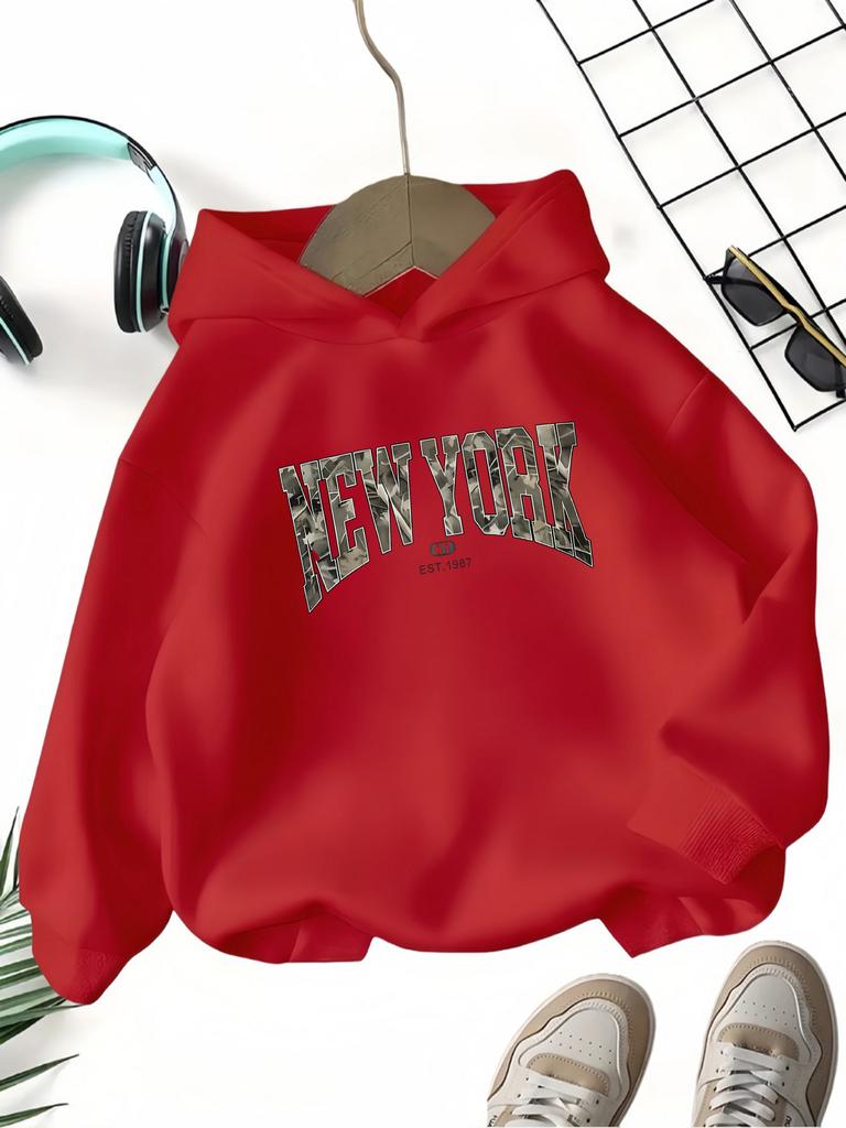 Trendy children's clothing - Autumn/Wintergirls'casual hoodesweatshirtstylishcomfortable andwarmperfectforHalloweenandChristmas.