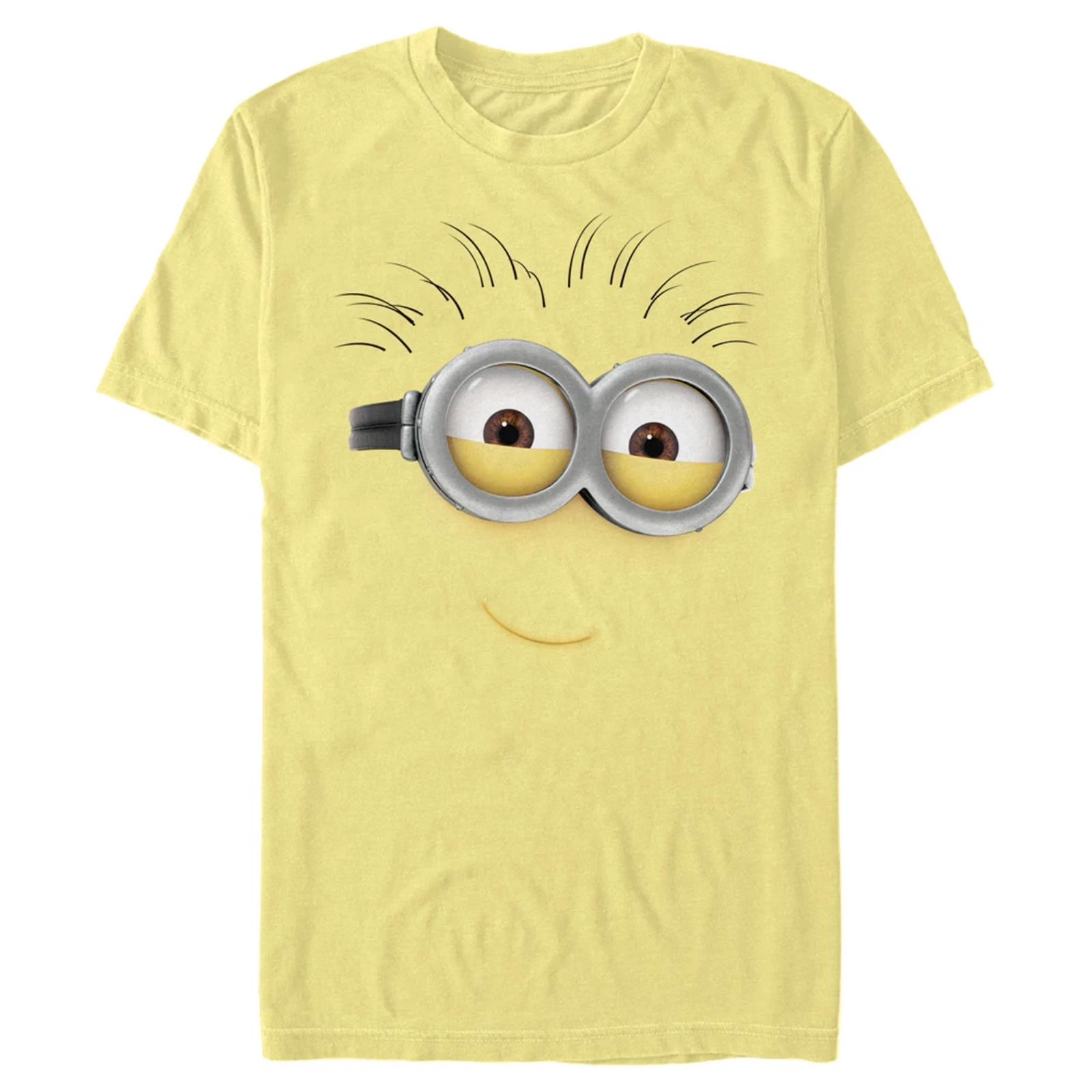 Men s Despicable Me Minions Phil Smile Eyes Big Face Graphic Tee Banana Small L