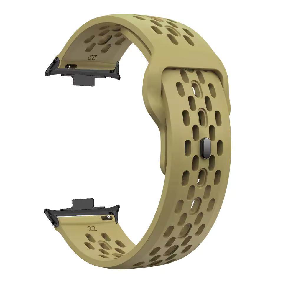 

Sports Silicone Replacement Starp for Xiaomi Mi Band 9 Pro/8 Pro Soft Breathable Bracelet for Redmi Watch 6/5/4 Wristband Correa Redmi Watch 6 &Black