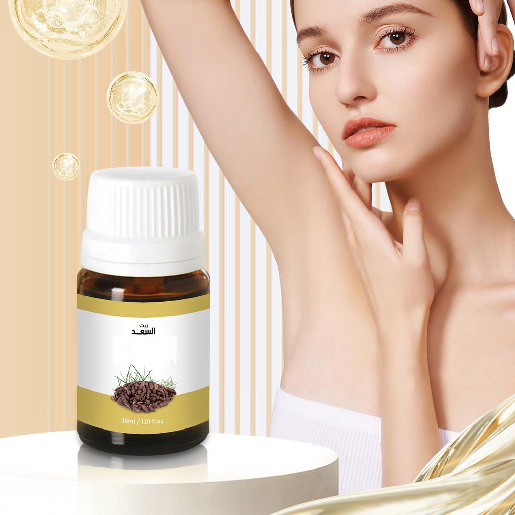 Cyperus Rotundus Oil For Hair Removal, Natural Cyprus Oil, Reduces Hair Growth, Soothes Skin, Ideal For Men & Women, 30ml