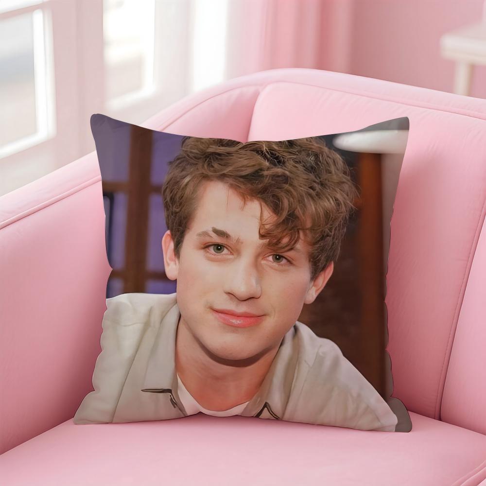 Heißer Sänger CCharlie PuthS Kissenbezug Kissenhülle Kurzer Plüsch Unsichtbarer Reißverschluss Raum Sofa Kissenbezug