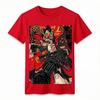 Unicorn Gundam Short-sleeved T-shirt Anime-related Merchandise for Kids and Parents Summer Clothing