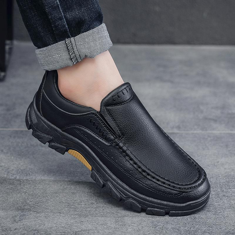 High Quality Sizes 48 Men's Casual Shoes Fashion Thick-soled Business Shoes Sneakers Outdoor Hiking Loafers Shoes Men's Loafers