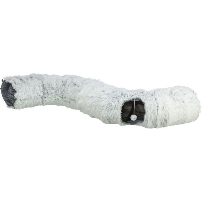 Tunel do zabawy - TRIXIE - Harvey - Dla kota średniej wielkości - Do wnętrz - 4 otwory z wiszącą zabawką