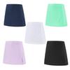 Womens Quick-Dry Badminton Skort With Built-in Shorts Tennis Running Gym Fitness Sportswear