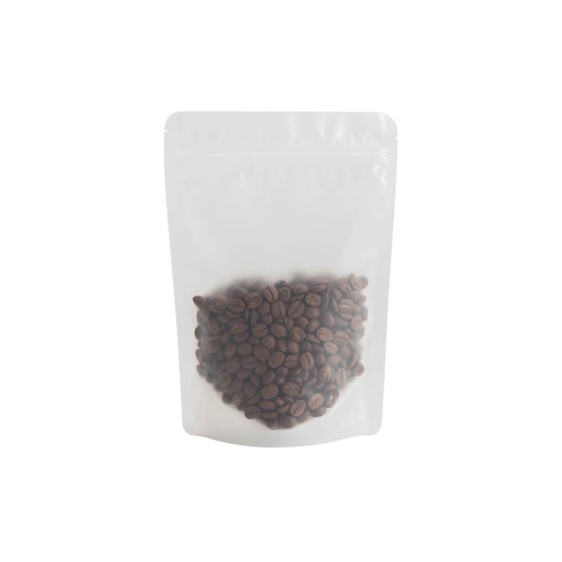 50Pcs Frosted Translucent Ziplock Kitchen Storage Bags Candy Food Dried Sealed Packaging Plastic Stand Up Pouch