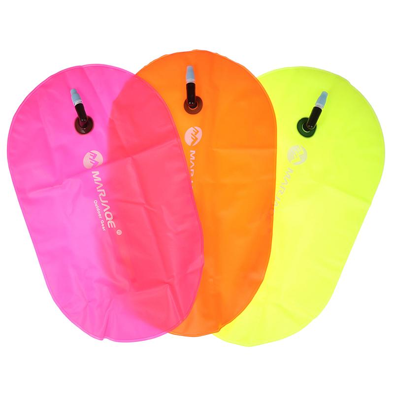 1Pc Pvc Swimming Buoy Safety Air Dry Tow Bag Float Inflatable Signal Drift Bag