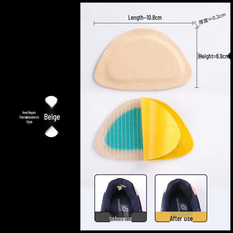 

Sneaker Heel Repair Self-Adhesive Anti-Wear Patch for Inner Shoe Fabric Lining
