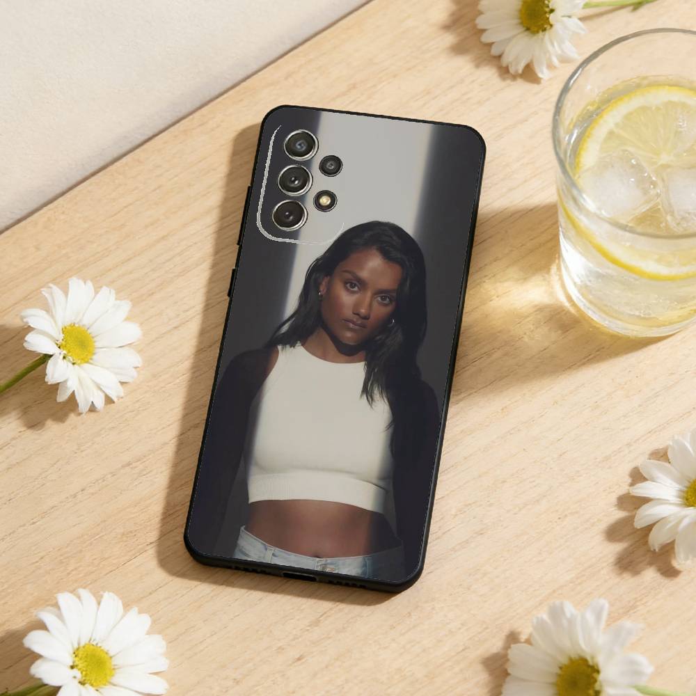 Globale Schönheitsikone S-Simone A-Ashley Handyhülle Für Samsung S25,S24,S21,S22,S23,S30,Ultra,S20,Plus,Weiche Silikon Schwarz Hülle