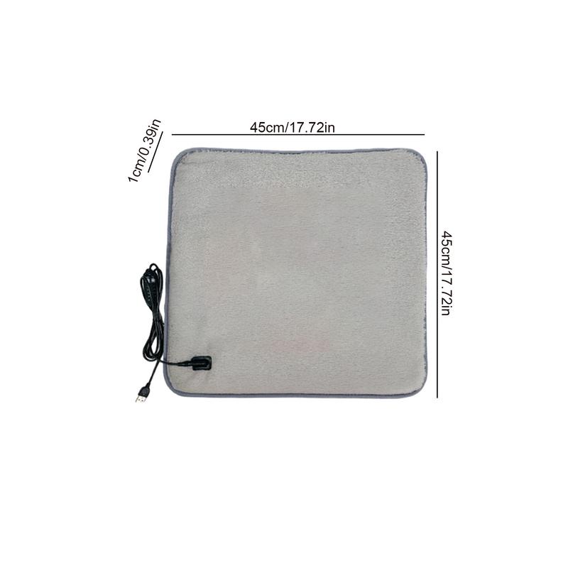 Heated Car Seat Non-Slip Electric Heated Chair Seat Cushion For Home Fast Heating Seat Heating Cushion 5 Heat Levels Winter Seat