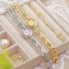 Women's Watch Ladies Bracelet Luxury Brand Waterproof Retro Natural Dongling Stone an Jade Advanced Chain Watches Gift