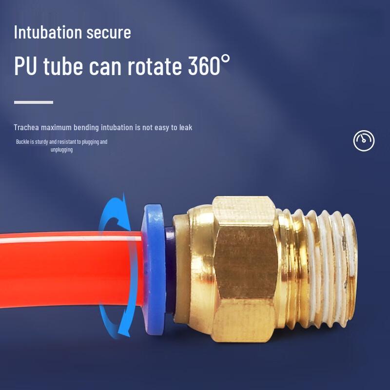 Yingzhou PC External Thread Straight Quick Connector