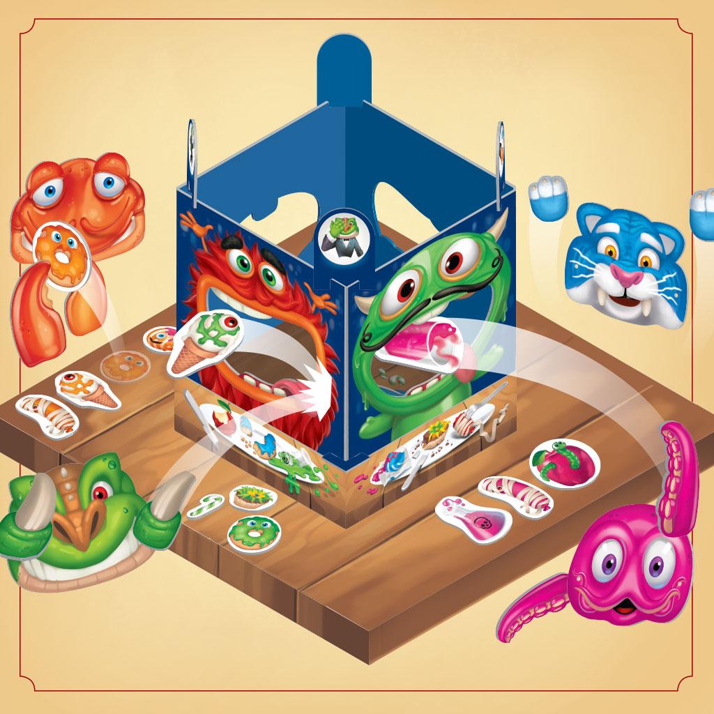 happy baobab Yam Yam Monster Board Game Children Family Speed