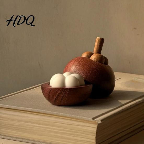 Natural Passive Fragrance Diffuser Mangosteen Oil Diffuser Wooden Essential Creative Aromatherapy Minimalist Wood Aroma Diffusers No-Electric